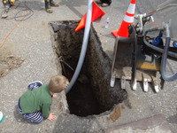 Getting a new sewer line installed