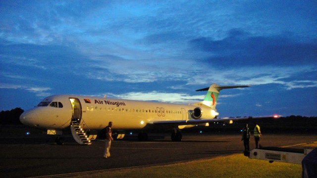 6:00am flight from Kaveing back to Port Moresby.