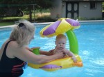 Swimming w/ Nana.