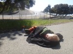 Napping at the corkscrew