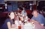 Samoa Cookhouse.  Last surviving lumber camp style cookhouse.  It's all you can eat and everyone sits together.