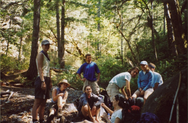 Mile 11, 750 feet elevation - Along Big Flat Creek at the bottom of the switchbacks.