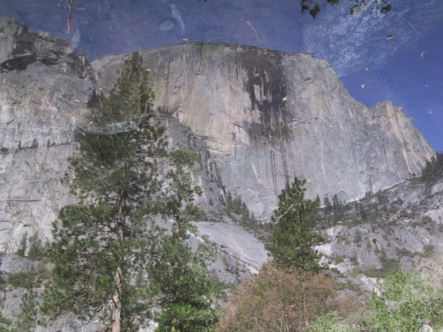 Half Dome in Mirror Lake